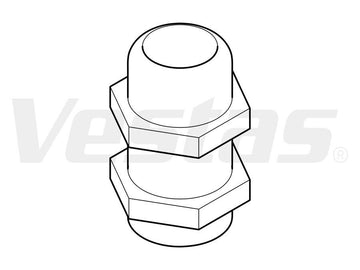CABLE GLAND,M25X1.5,NICKEL PLATED BRASS