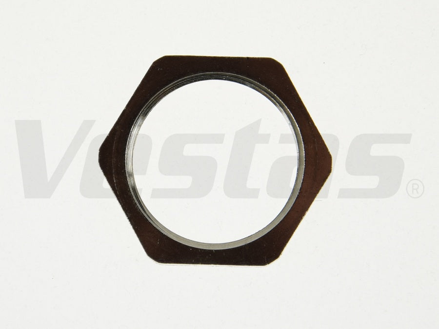 LOCKNUT,ELECTRICAL CONDUIT,M25,NICKEL PL