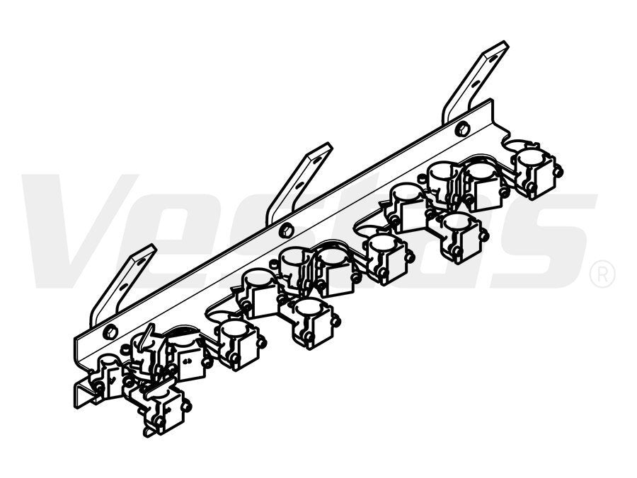 TILTED CABLE SUPPORT, TYPE D