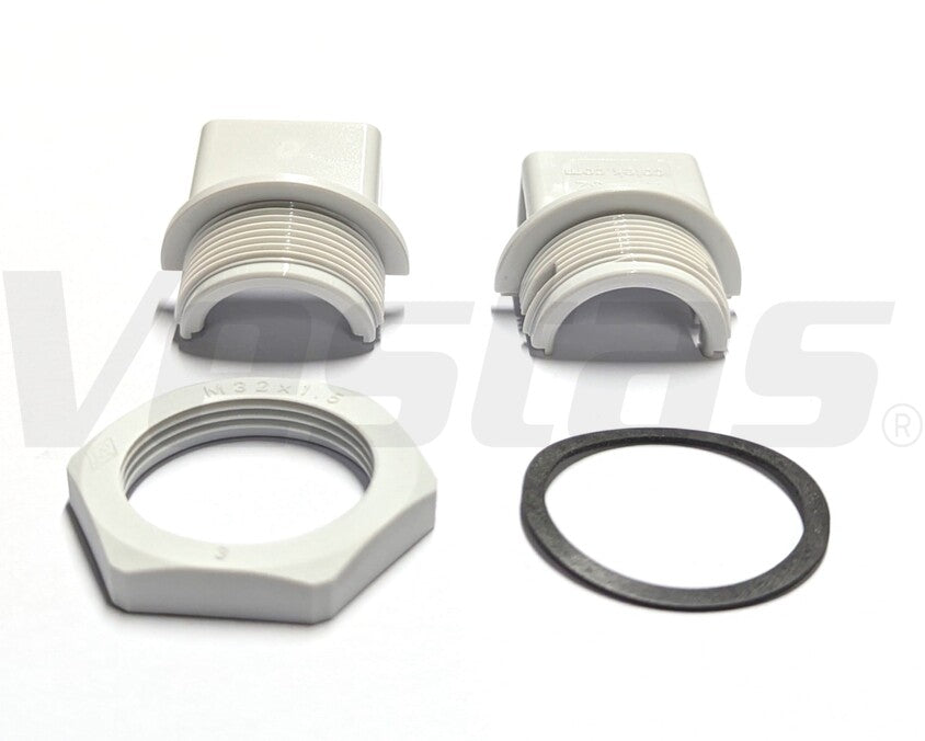 SPLIT CABLE ENTRY KVT32 M32 GREY WITH NU