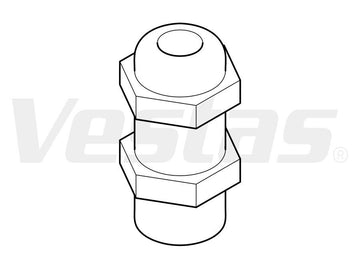 CABLE GLAND,M16X1.5,NICKEL PLATED BRASS
