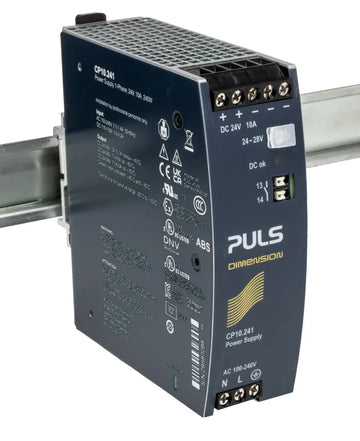 PULSE ELECTRONICS – DIN Rail Power Supply (24V DC / 10A)
