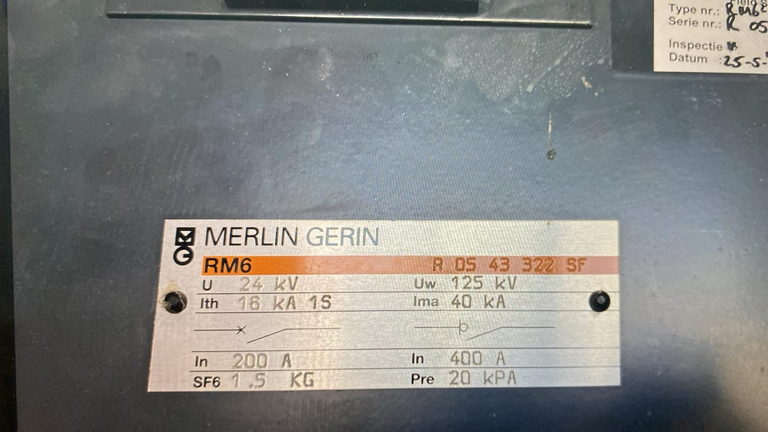 Switchgear MERLIN GERIN