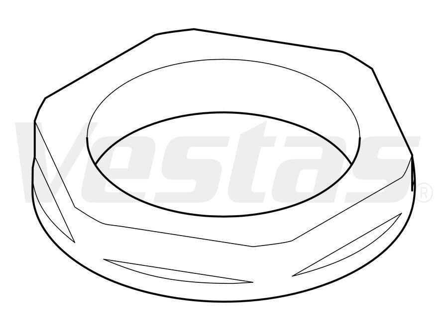 LOCKNUT,ELECTRICAL,M25x1,5,PA6