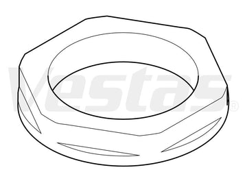 LOCKNUT,ELECTRICAL,M25x1,5,PA6